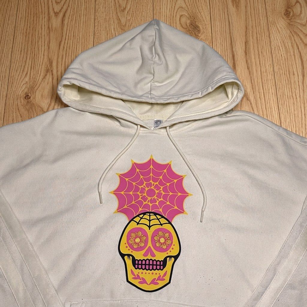Original Adidas Cream Hoodie (Category: Hoodies) located in Caloocan City. Submitted by ichicorner (Listing ID 1448767693, Image 2). Description: Original Adidas Hooded Jacket ₱500 Size: Small Condition: 9/10 Color Rate: 9.5/10 MOP: GCASH COURIER: JNT LOCATION: SOUTH CALOOCAN CITY.