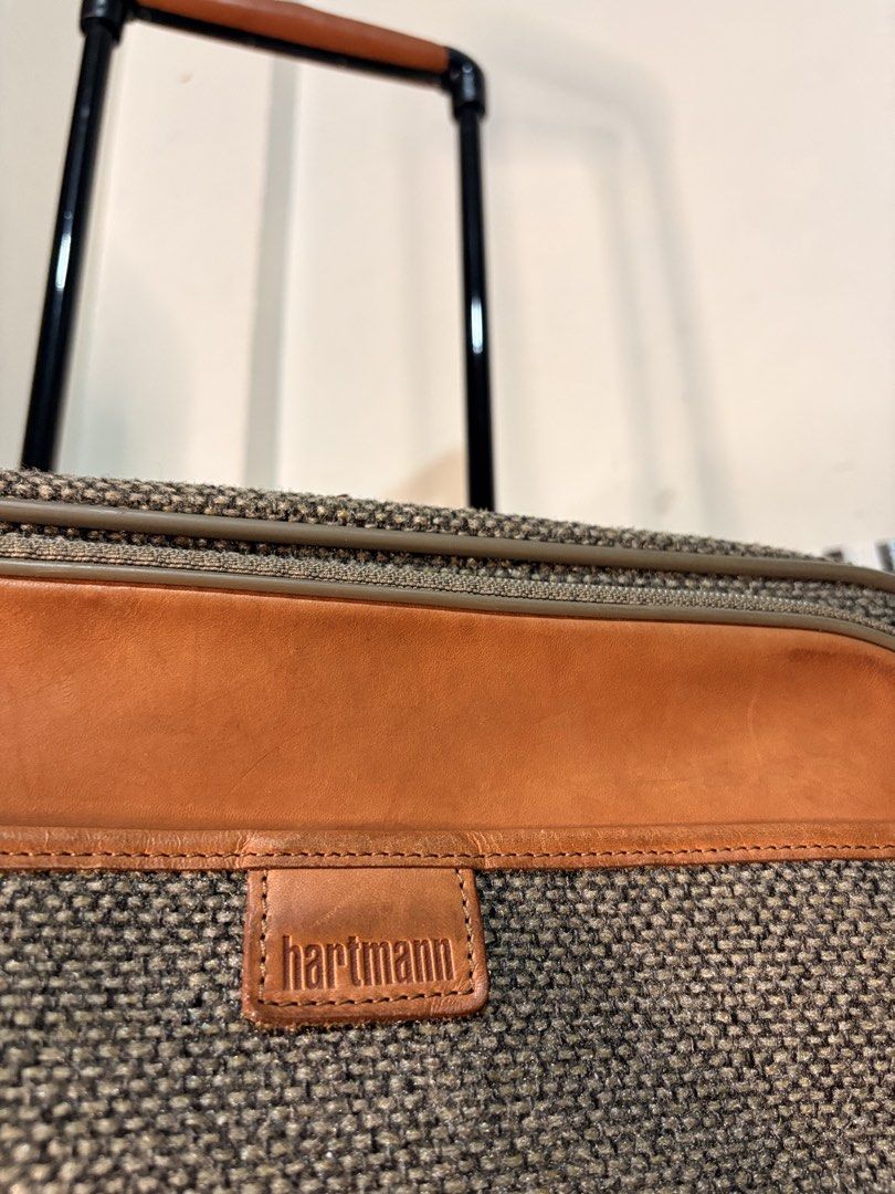 ORIGINAL VINTAGE HARTMANN SEMI MEDIUM SIZE LUGGAGE (Category: Luggage) located in Valenzuela. Submitted by dkjapansurplus (Listing ID 1448743588, Image 2). Description: 🇯🇵IMPORTED FROM JAPAN ORIGINAL VINTAGE HARTMANN SEMI MEDIUM SIZE LUGGAGE🇯🇵 🎯 SMOOTH WHEELS ROTATION 🎯 FRONT POCKET COMPARTMENT 🎯 HIGH QUALITY POLYESTER MATERIAL 🎯 SMOOTH PUSH HANDLE TROLLEY 🎯 TOP AND SIDE HANDLE CARRIER 🎯 WIDE SPACE CAPACITY NO ISSUE.. MINIMAL SIGN OF US