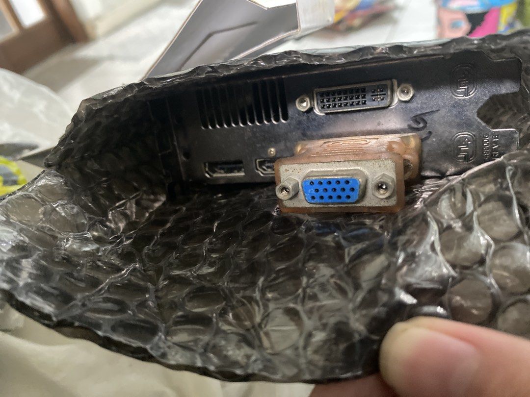 Palit NVIDIA GeForce GT 710 2048MB Graphics Card (Category: Computer Parts) located in Pasig City. Submitted by ayi017 (Listing ID 1448724122, Image 2). Description: - Palit NVIDIA GeForce GT 710 Graphics Card - 2048MB Memory - Supports DirectX 12 - Supports OpenGL 4.5 - Includes HDMI, DVI, and VGA Ports - Ideal for upgrading your PC's display capabilities - Please check photos for exact port configuration Opened but never used With box and manua