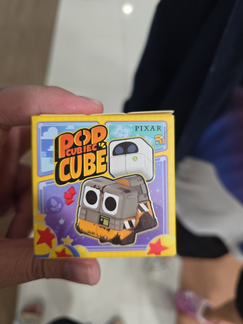Pixar Pop! Cubec by The Loyal Subjects Wall-E & EVE (Category: Designer & Blind Box Toys) located in Rizal. Submitted by imnotraf (Listing ID 1448748435, Image 1). Description: - Pixar Pop! Cube set - Features Wall-E and EVE - Includes original box - Ideal for Pixar and Wall-E fans (MIKE) *OPEN FOR SWAP.