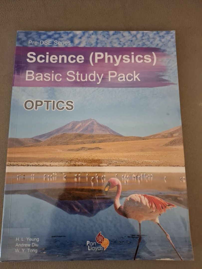 Pre-DSE Series Basic Study Pack Optics （分類：教科書）位於 Hong Kong。 由 catamen 提交（商品編號 1448727125，圖片 1）。簡介： 有包書，新淨，只是Unit 1 有筆記如圖(第3-31頁），其餘頁數無任何書寫或highlight 。