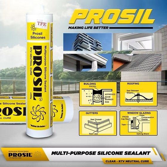PROSIL Silicon Sealant (White, Clear, Black, Bronze, Gray) (Category: Construction & Building Materials) located in Quezon City. Submitted by jad__os (Listing ID 1448744489, Image 3). Description: ‼️FOR SALE ‼️ PROSIL Multi-Purpose Silicone Sealant - Onhand and shipping from Marikina - Can deliver via J&T or Lalamove/Grab (shouldered by buyers), free delivery within Marikina (with minimum purchase) - Available colors: clear bronze black white - B
