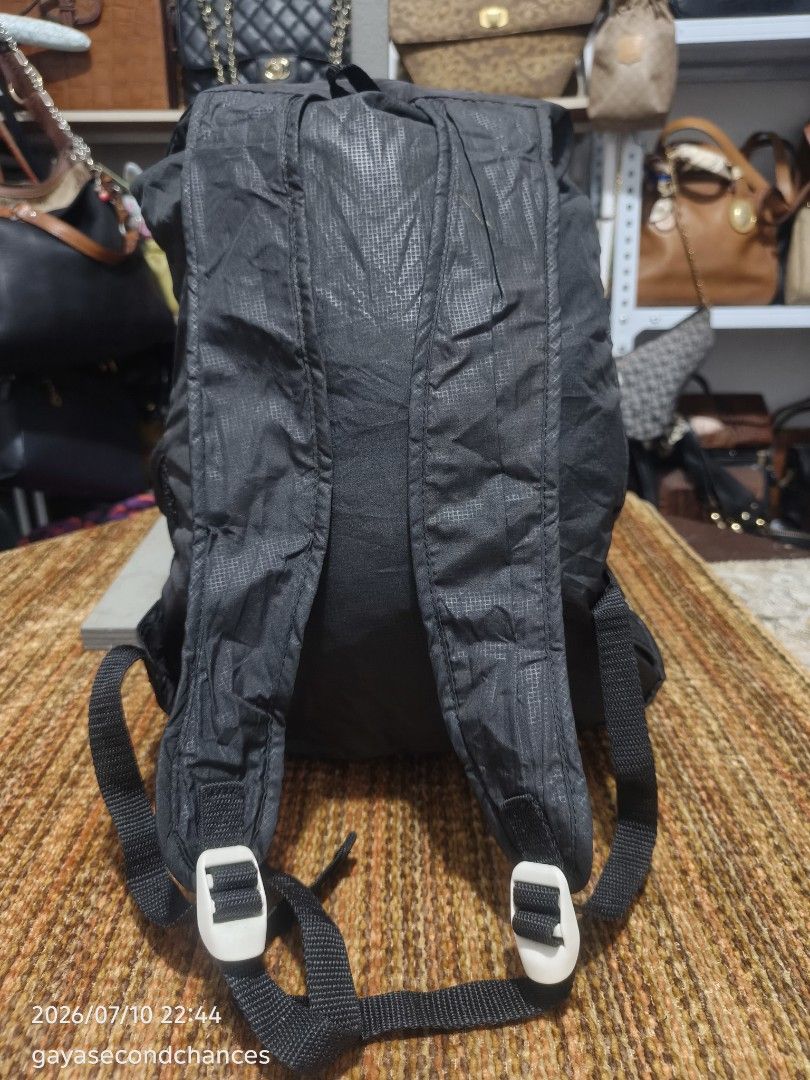 PUMA LIGHTWEIGHT PACK AWAY BACKPACK (Category: Backpacks) located in Kalibo. Submitted by secondchances.thriftsh8p (Listing ID 1448855421, Image 3). Description: - Lightweight and simple Puma backpack - Main compartment for storage - Front pocket with mesh detail - Adjustable straps for a comfortable fit - Ideal for everyday use or travel - Easy to carry.