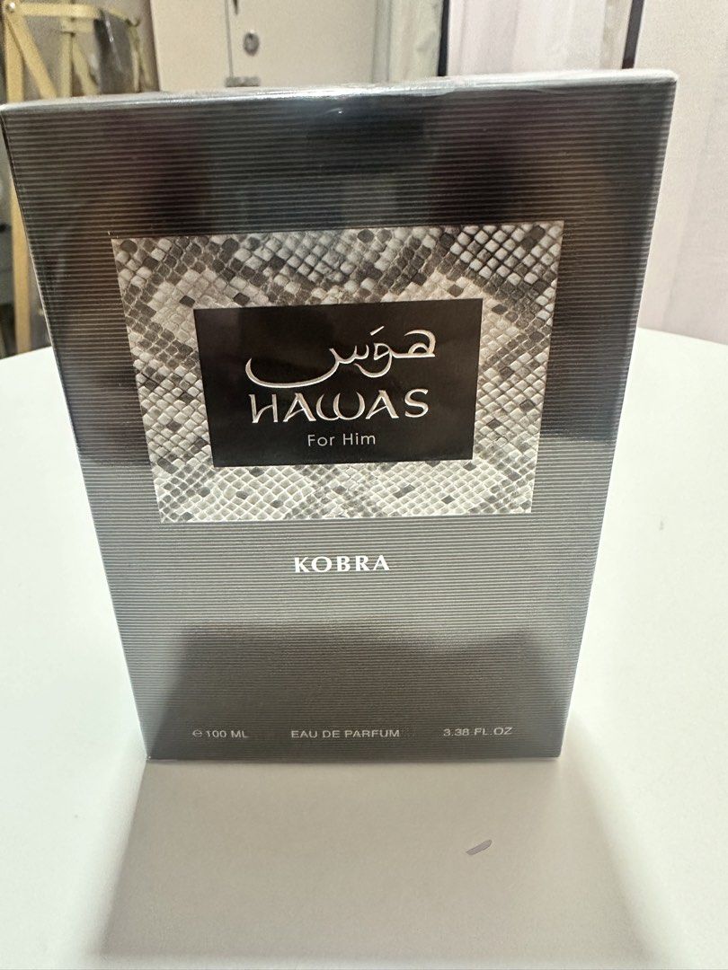Rasasi Hawas Kobra 100ml EDP Authentic Dubai Perfume (Category: Fragrance & Deodorants) located in Makati City. Submitted by vikashgidwani (Listing ID 1448792521, Image 1). Description: Rasasi Hawas Kobra 💯 Authentic Guaranteed BNIB Moneyback if proven fake Meetup: Assembly Grounds The Rise Makati Shippping: Lalamove, Grab, Gogoxpress Buyer pays SF Fee.