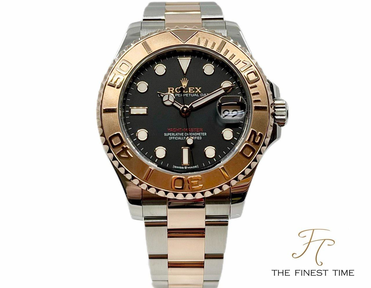 Rolex Yacht-Master 37 268621 Black _ Sept 2020 NFC (Category: Watches) located in Singapore. Submitted by thefinesttime (Listing ID 1414476809, Image 1). Description: Stay connected with us! https://linktr.ee/tfinesttime Model: Rolex Yacht-Master 37 Reference: 268621 Case Diameter: 37MM Dial Color: Black Material: Steel / rose gold Bezel Material: Rose gold Bracelet material: Steel / rose gold Series: Alphanumeric New or Used: Used Box & Paper: Y