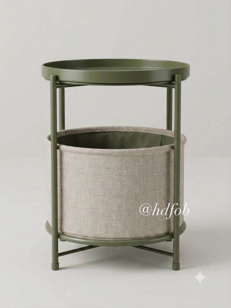 💫Round Side Table w/ Storage Basket (Category: Storage Boxes & Baskets) located in Manila. Submitted by saguittarian06 (Listing ID 1448879004, Image 3). Description: 💫Round Side Table w/ Storage Basket 09674865453.