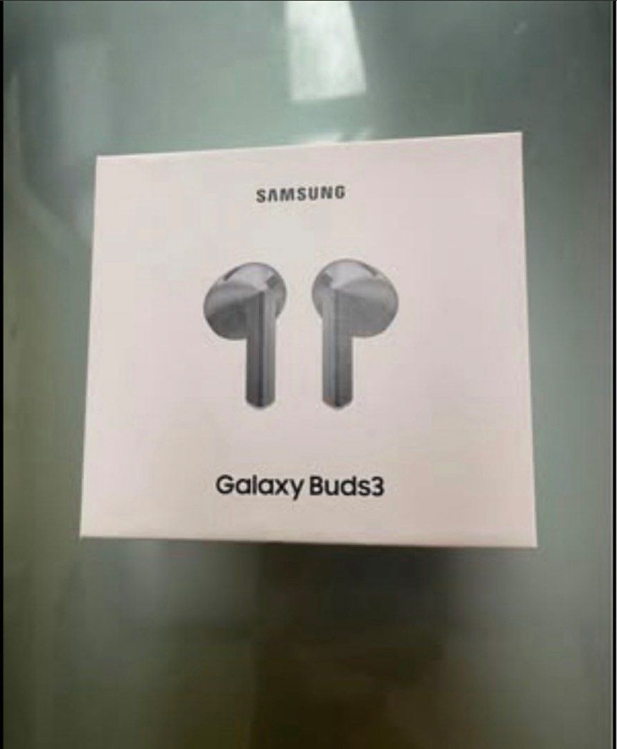 SAMSUNG GALAXY BUDS 3 AI ENABLED SILVER, SEALED BOX (Category: Earphones) located in Quezon City. Submitted by carsenmktg (Listing ID 1448816518, Image 2). Description: SAMSUNG GALAXY BUDS 3 AI ENABLED SILVER, SEALED BOX Guaranteed authentic and brand new in sealed box. Direct from samsung store. All barcodes, seal and labels attached and never opened Description Experience unparalleled audio quality with the Samsung TWS Galaxy Buds 3 Earbuds in 