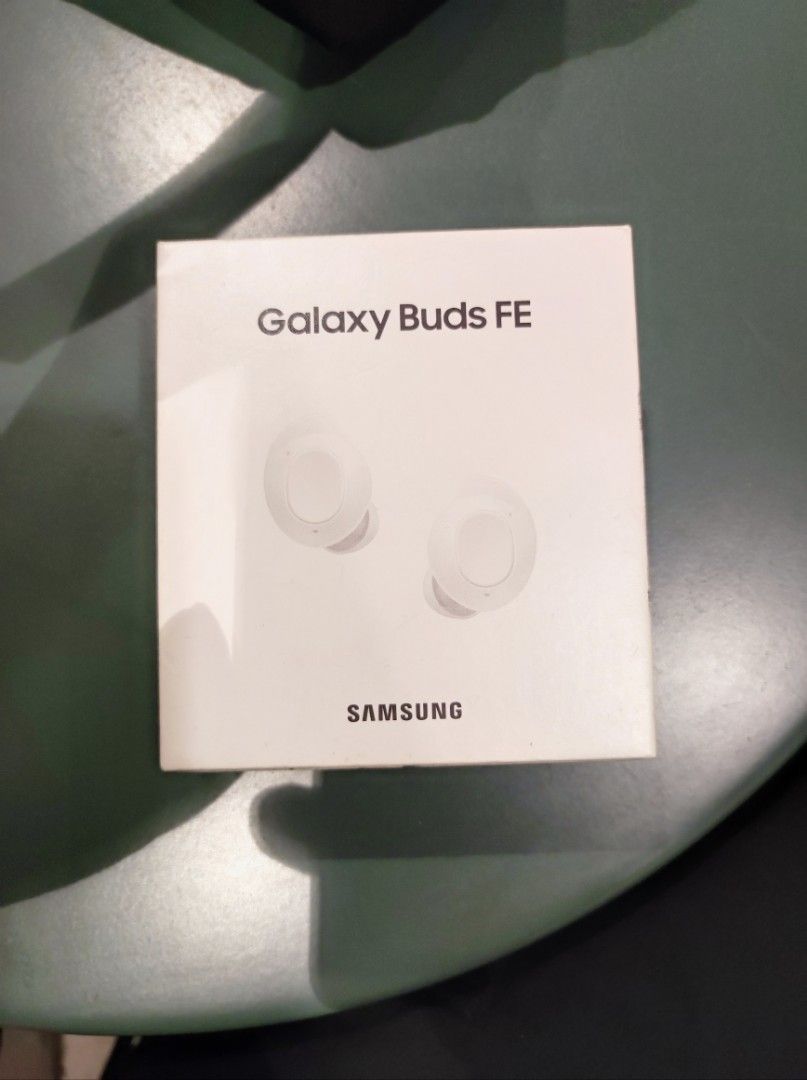 Samsung Galaxy Buds FE White with ringke case (Category: Earphones) located in Marikina City. Submitted by raphreyes (Listing ID 1448716190, Image 1). Description: - Samsung Galaxy Buds FE (White) - Includes original box -with Ringke case - Active Noise Cancelling (ANC) for immersive sound - Comfortable and secure fit - Seamless Bluetooth connectivity - Compatible with Android 9.0 or higher.