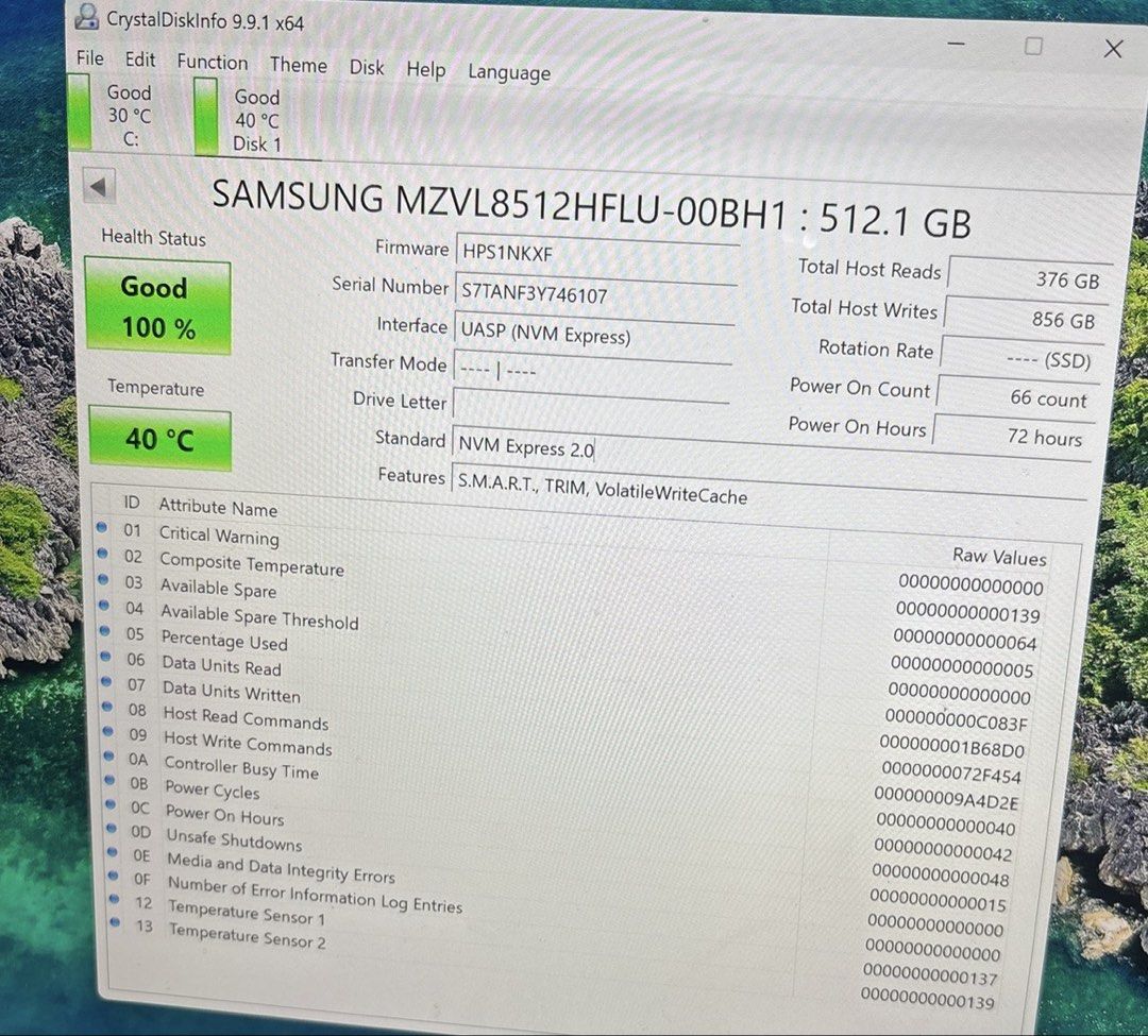 Samsung PM9C1b 512GB NVMe SSD505697195514941441