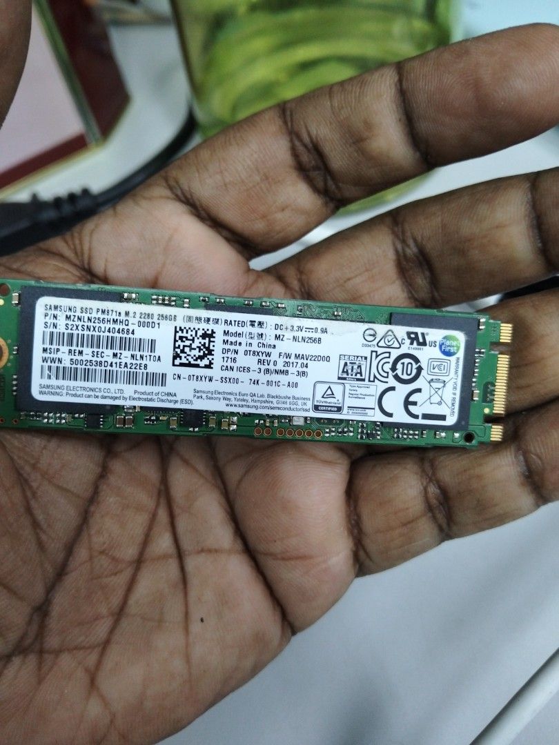 Samsung PRO NVMe M.2 SSD 256GB