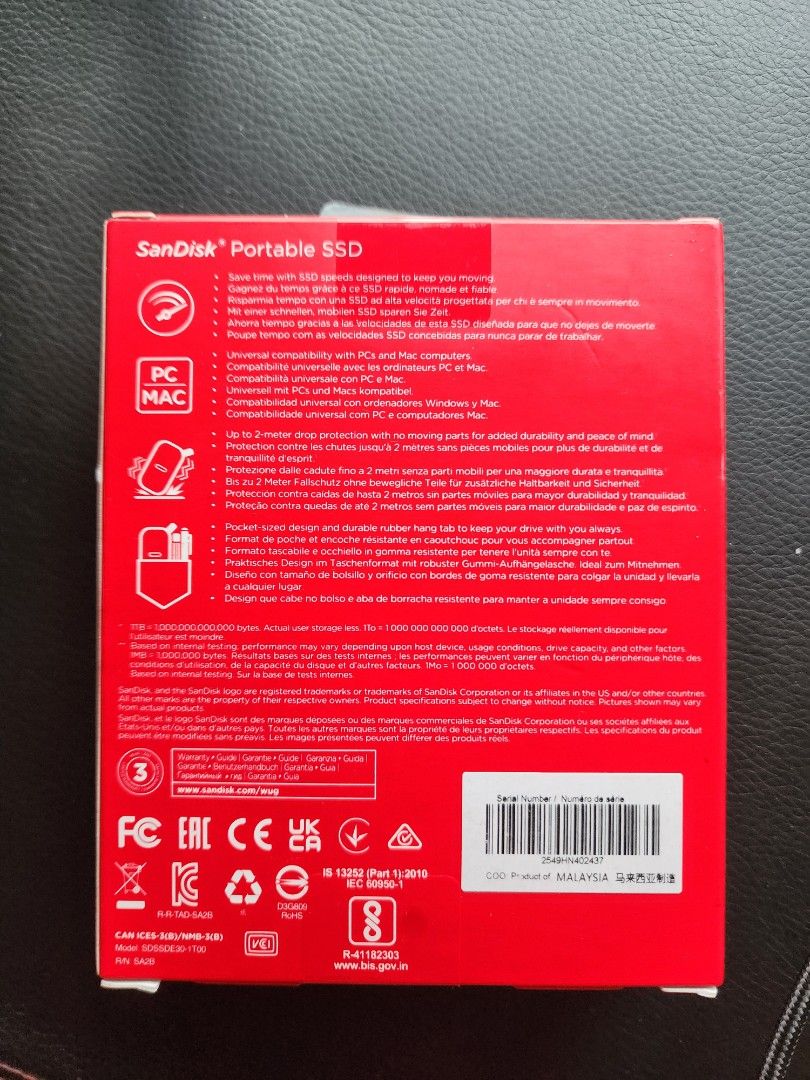 SanDisk Portable SSD 1TB505563171375042561