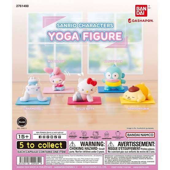 Sanrio Characters Yoga Figure - Cinnamon Roll (Category: Designer & Blind Box Toys) located in Makati City. Submitted by nymari (Listing ID 1448888796, Image 3). Description: Sanrio Characters Yoga Figure - Cinnamoroll from Gachapon - buyer shoulders sf fee - Loc: Makati.