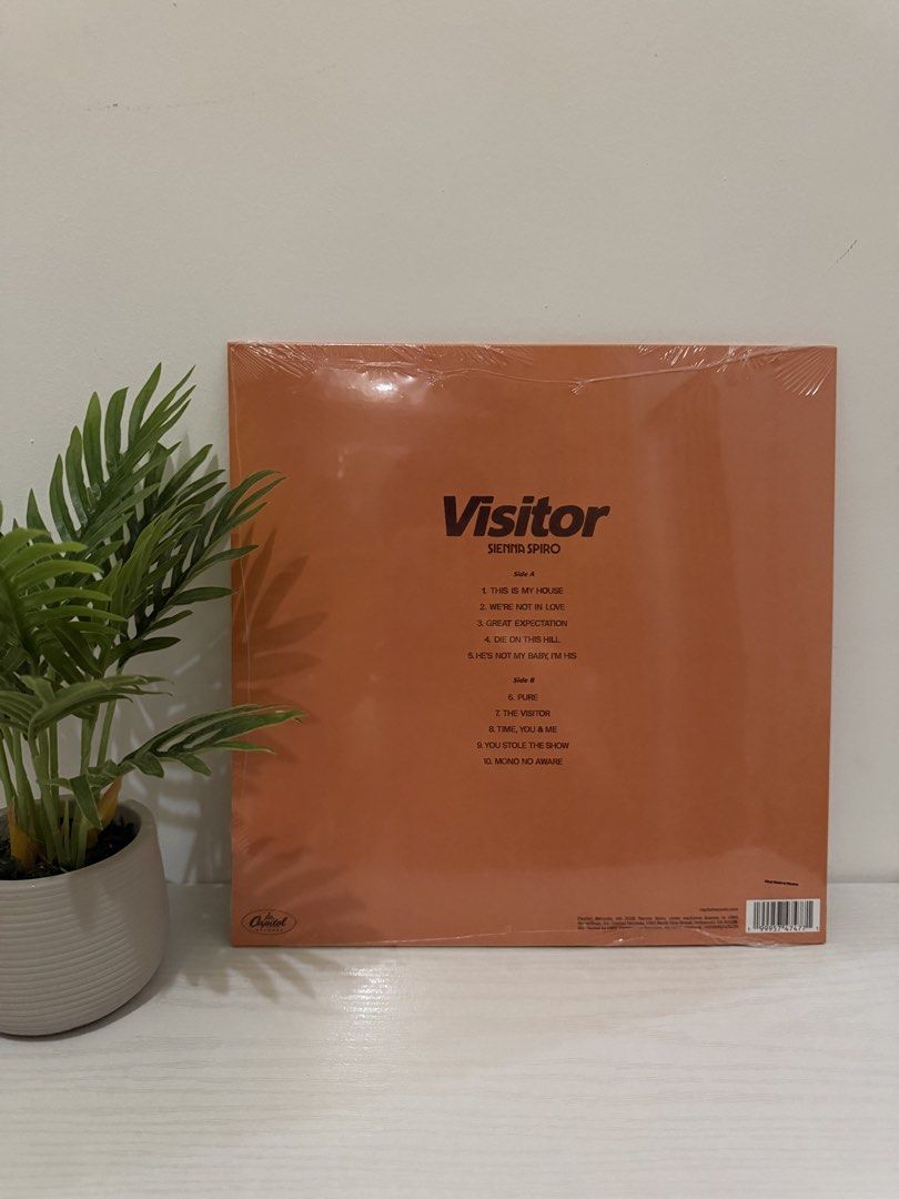 SEALED: SIENNA SPIRO- VISITOR STANDARD ORANGE VINYL (NOT CD) (Category: Vinyls) located in Tarlac. Submitted by joshua.collects (Listing ID 1448871237, Image 2). Description: .