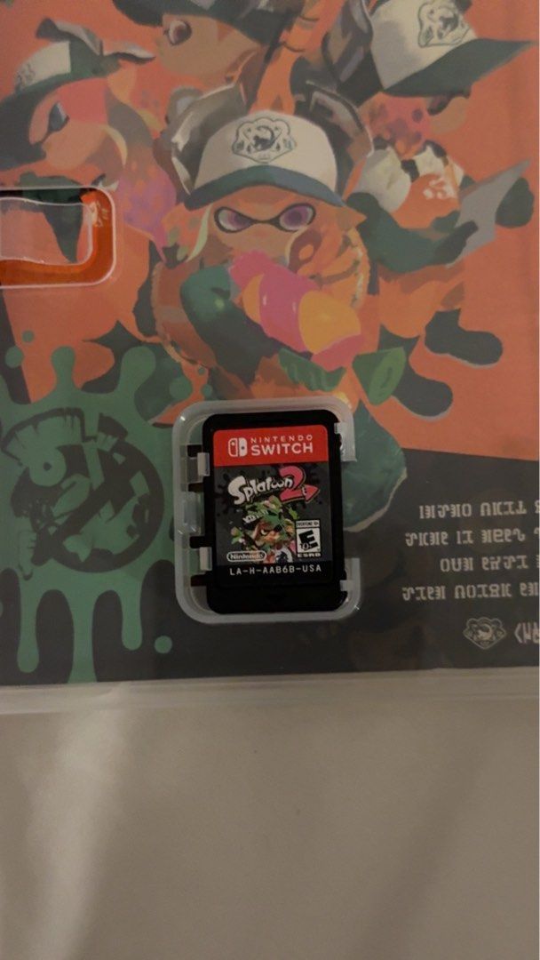 Splatoon 2 Nintendo Switch Game (Category: Nintendo) located in Manila. Submitted by glitterfartbomb (Listing ID 1448853596, Image 3). Description: - Splatoon 2 for Nintendo Switch - Includes game cartridge and case - Features 4v4 Team Battles, Salmon Run Co-op, and Solo Play - Amiibo support for in-game gear - Fun for all ages - Great for online and local multiplayer.