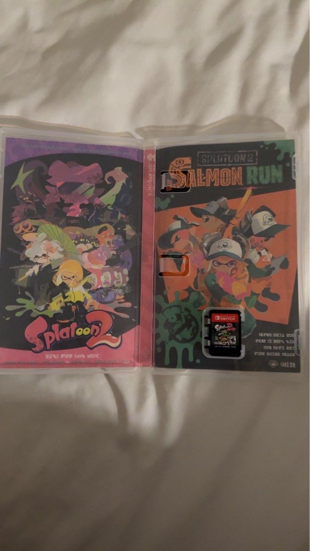 Splatoon 2 Nintendo Switch Game (Category: Nintendo) located in Manila. Submitted by glitterfartbomb (Listing ID 1448853596, Image 2). Description: - Splatoon 2 for Nintendo Switch - Includes game cartridge and case - Features 4v4 Team Battles, Salmon Run Co-op, and Solo Play - Amiibo support for in-game gear - Fun for all ages - Great for online and local multiplayer.