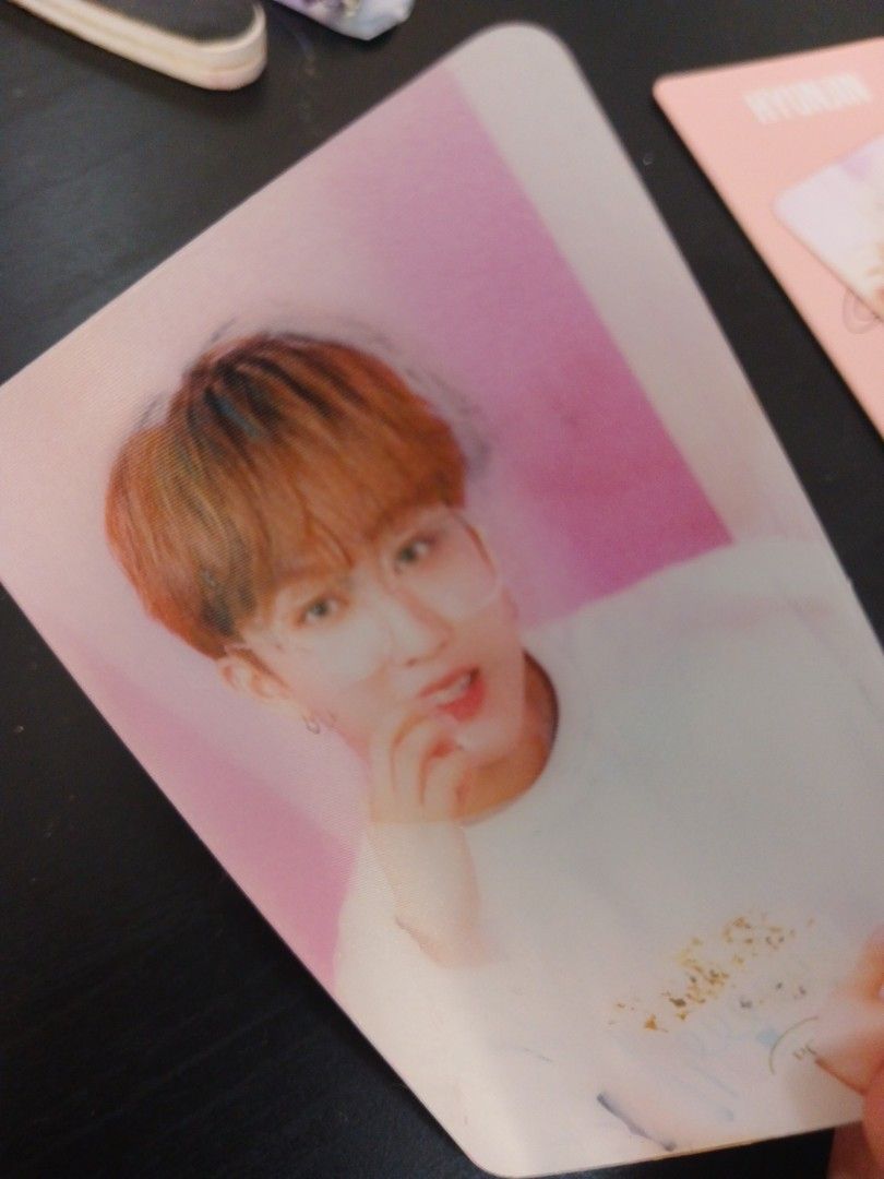Stray Kids Changbin NACIFIC Photocard (Category: K-Wave) located in Kuala Lumpur. Submitted by fl0werz77 (Listing ID 1448763185, Image 2). Description: - Official Stray Kids Changbin NACIFIC photocard - Features Changbin in a white outfit with pink accents - Back includes his name and signature - A must-have for any STAY's collection - Authentic merchandise.