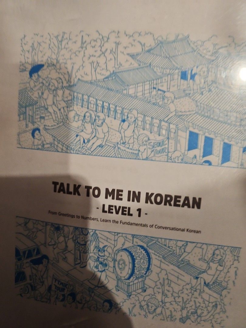 take all Talk To Me In Korean Workbook Level 1 (Category: Textbooks) located in Manila. Submitted by declutterthisandthat (Listing ID 1448799343, Image 3). Description: Learn conversational Korean with Talk To Me In Korean Workbook Level 1. Perfect for beginners, covering greetings and pronunciation. Start your Korean journey now!.