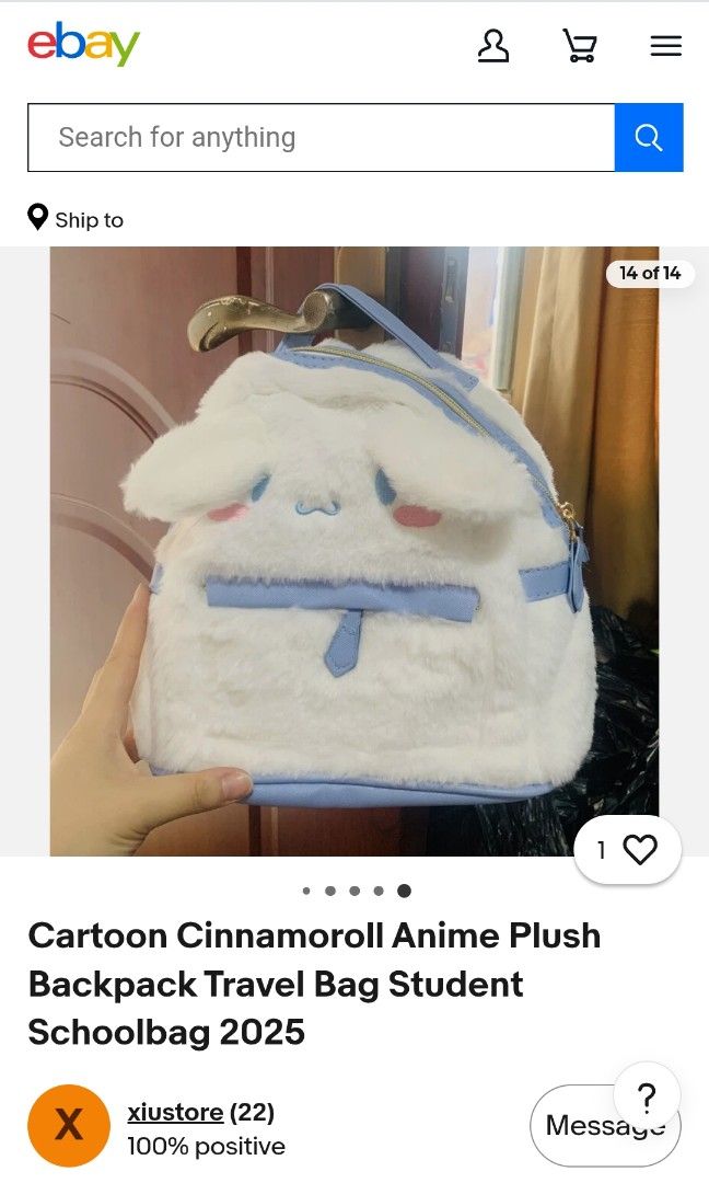 Tas cartoon cinnamonroll putih bulu (Kategori: Tas & Dompet Wanita) berada di Bekasi. Dikirim oleh epictiger_ce9581 (ID iklan 1448872134, Gambar 1). Deskripsi: tas anak atau dewas model Cartoon Cinnamoroll Anime Plush Backpack Travel Bag Student Schoolbag masih mulus seperti baru,like new bersih terawat 85.000 lok jakbar 083141615141.