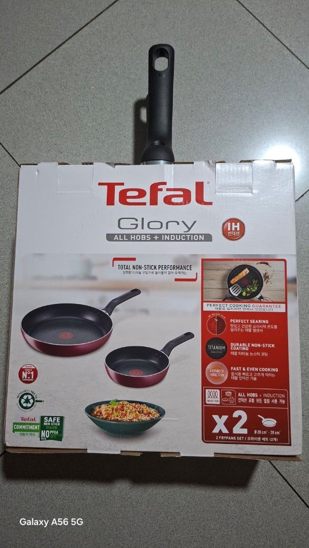 Tefal Glory Non-Stick Induction Frying Pan Set x2