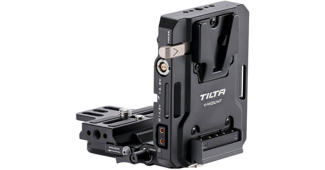 Tilta (鐵頭) Mini PD V Mount Battery Plate with Adjustable ARCA Receiver Kit (型號：TA-BTP4K-V-B) （分類：相機袋）位於 Hong Kong。 由 BUBU88888 提交（商品編號 1448801590，圖片 1）。簡介： 全新，未使用，面交。