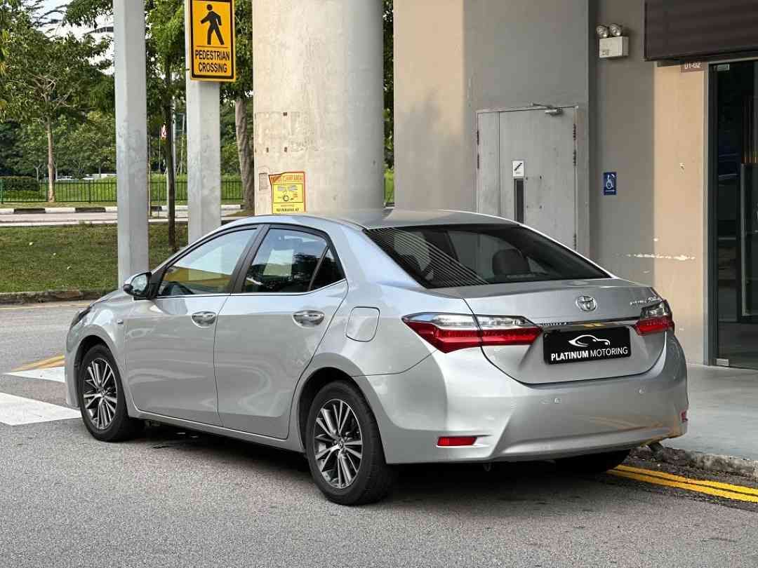 Toyota Corolla Altis 1.6 Standard (A) (Category: Used Cars) located in Singapore. Submitted by platinummotoringsg (Listing ID 1448727727, Image 3). Description: Interest rates from as low as 1.28%! Full loan available. Choose from bank or in-house financing! Singapore's largest pre-owned dealership with 500+ listings, we offer higher trade-in value, better approval rates, and some of the lowest interest rates in the market. 4x SGCM Premium Dealer