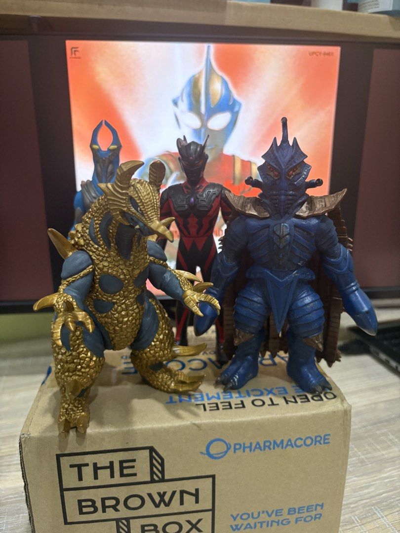 Ultraman & kaiju (Category: Toys & Games) located in Batu Pahat. Submitted by mal.dtp.toys (Listing ID 1448841630, Image 1). Description: Rm 70-120.
