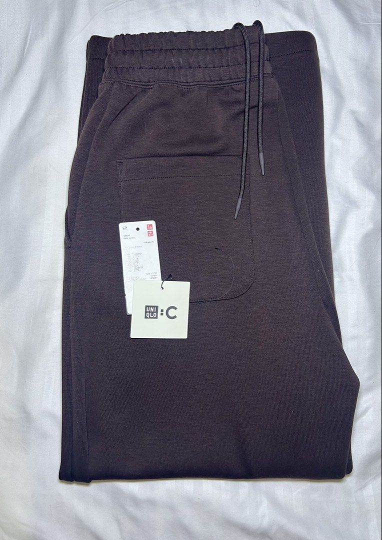 UNIQLO:C Sweat Wide Pants (Category: Trousers) located in Manila. Submitted by yozeik (Listing ID 1448780476, Image 1). Description: For Sale: UNIQLO:C Sweat Wide Pants - Dark Brown/Wine corway - Size S - Brand New, fitted only once - complete with tags (can include order receipt if requested) RFS: impulse buy. Not my style. Message for more information.