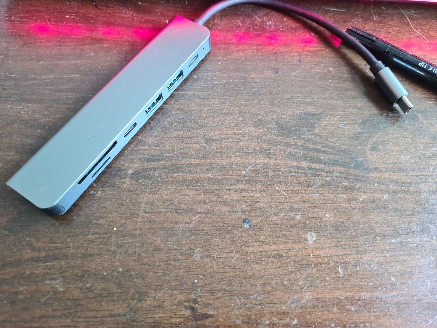 USB-C Hub with HDMI, SD Card Reader, USB Ports