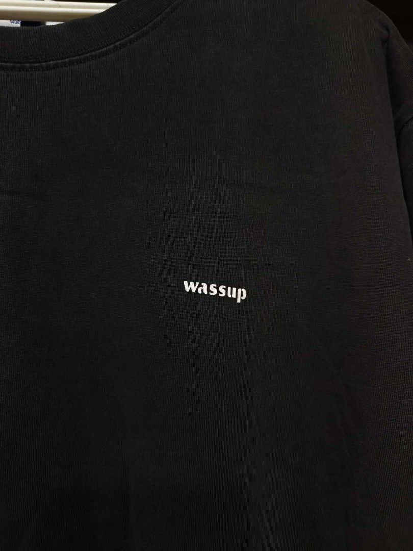 Wassup house t shirt (Category: Activewear) located in Calabanga. Submitted by foxsthrift_420 (Listing ID 1448743148, Image 2). Description: size xl no issue good condition 9/10 color way dm sa interested.