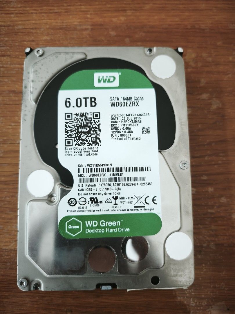 WD Green 6TB Desktop Hard Drive