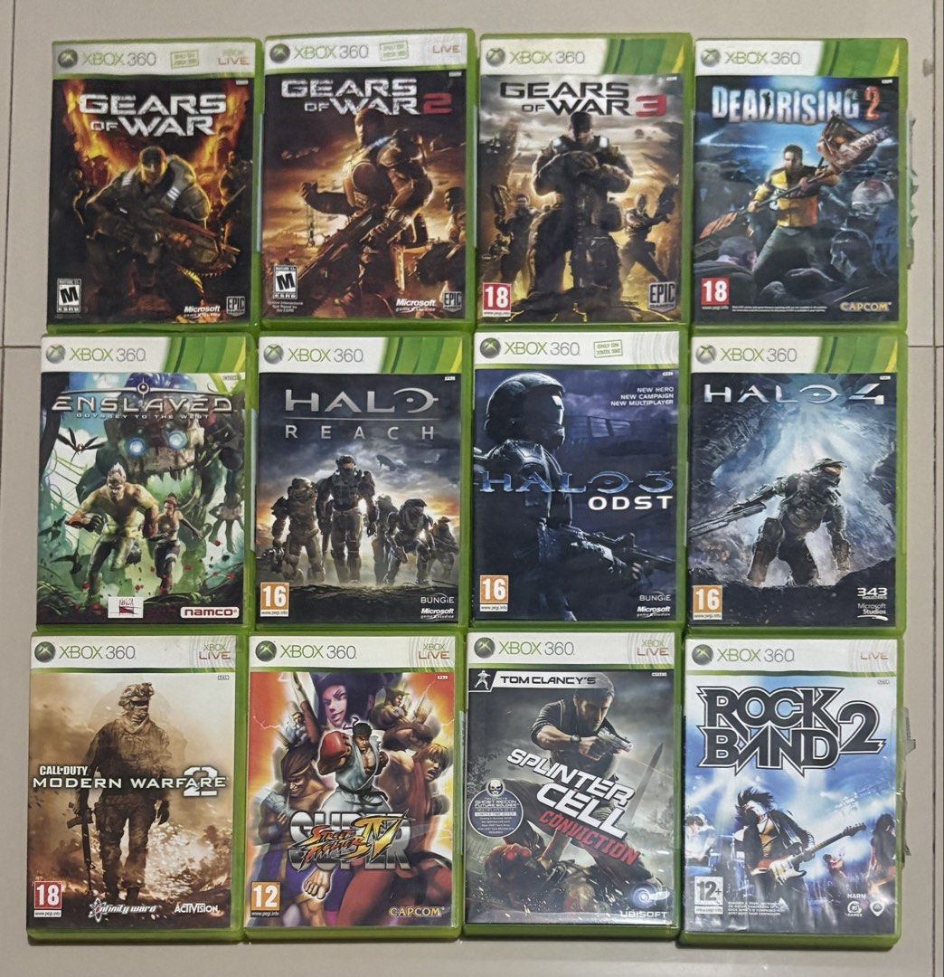 Xbox 360 Games (Category: Xbox) located in Bacoor. Submitted by nallaannika_10 (Listing ID 1448756593, Image 2). Description: price starts at ₱250 🔴Transformers: War for Cybertron 🟢Driver: San Francisco 🔴Forza Horizon 🟢Aliens vs. Predator 🟢Colin McRae: Dirt 2 🔴Alan Wake 🟢Max Payne 3 🟢Bayonetta 🟢Resident Evil 6 🟢Mortal Kombat 🟢The Darkness 🟢Gears of War 🟢Gears of War 2 🟢Gears of War 3 🟢Dead Rising 2 🔴Enslaved: Odyssey to the West �