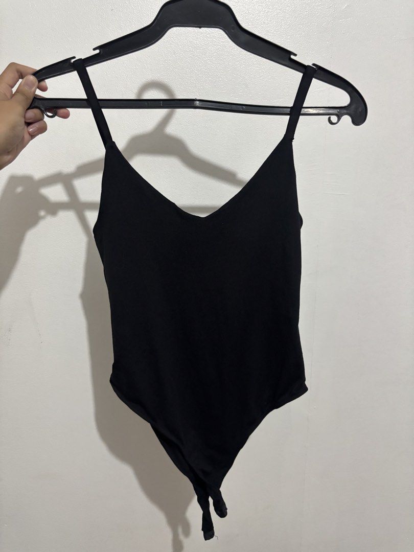 zara bodysuit (Category: Sleeveless) located in Paranaque City. Submitted by backburnt (Listing ID 1448832736, Image 2). Description: - really flattering! - adjustable straps - minor runs, not really noticeable - would fit best for xxs-xs - dm for questions/more pics.
