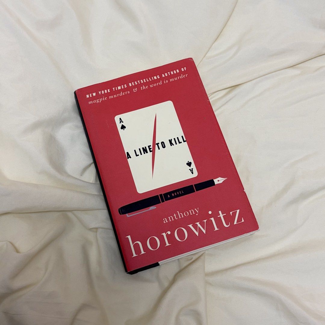 A Line to Kill by Anthony Horowitz (Category: Storybooks) located in Cabuyao City. Submitted by deepeedee11 (Listing ID 1449082769, Image 1). Description: rfs: unloading / extra books 📚 slightly negotiable if taking more! loc: pasig mod: j&t / lalamove / grab mop: gcash / maribank / bank transfer.