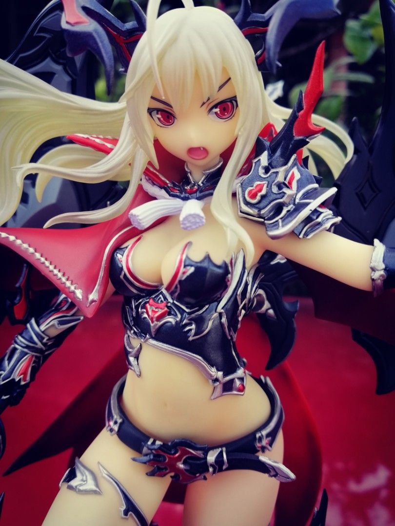 Amakuni Dark General 1/8 scale figure (Category: Figurines & Statues) located in Calamba. Submitted by sci_yan (Listing ID 1449056939, Image 3). Description: - Striking anime figure with a vibrant red cape and dramatic black wings. - Comes equipped with a detailed sword, ready for display. - Mounted on a clear base for a floating, dynamic look. - Features intricate detailing on the armor and outfit, showcasing quality craftsmanship. - An ideal ad