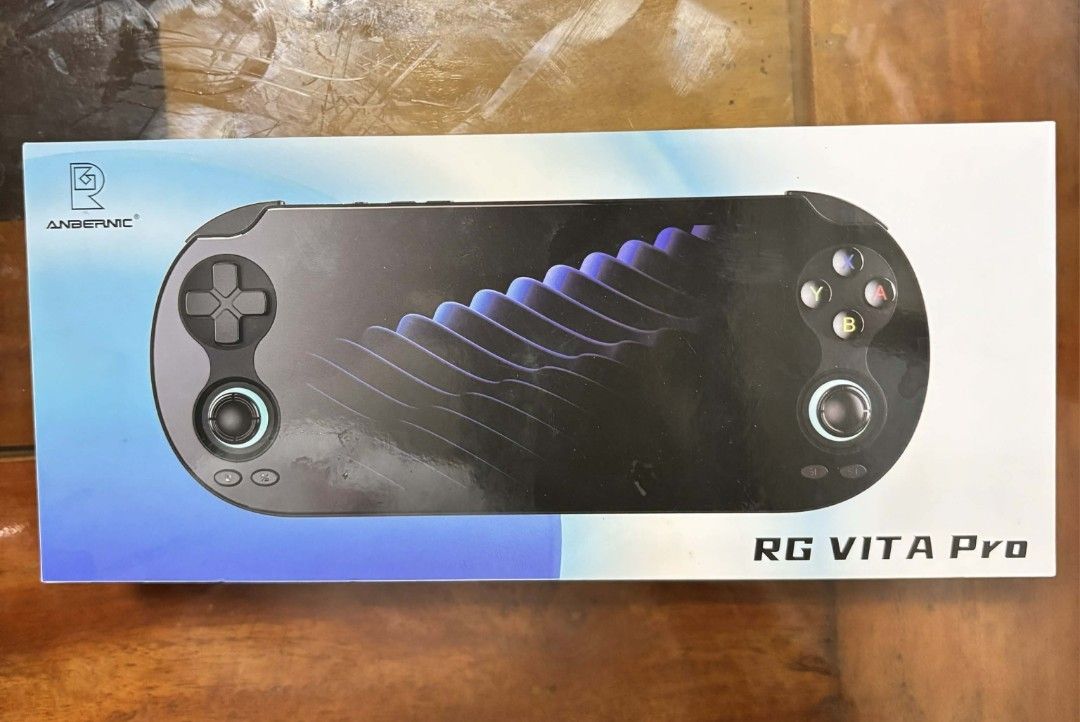Anbernic RG VITA Pro Handheld Game Console (Category: Others) located in Quezon City. Submitted by riri_24 (Listing ID 1449015208, Image 2). Description: - Anbernic RG VITA Pro handheld gaming device - Comes with console and charging cable - Original box and cable charger included - with sd card - Ready for retro gaming adventures!.