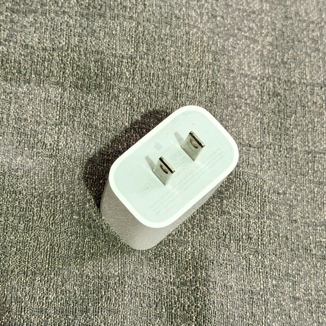 Apple 20-Watt USB-C Power Adapter (Category: Cables & Adaptors) located in Santa Rosa. Submitted by rmp_94 (Listing ID 1448967927, Image 3). Description: For Sale: 2PCS available ₱850 each Negotiable.
