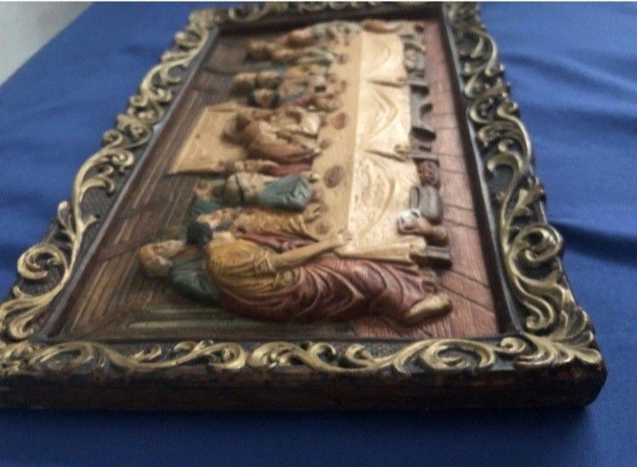 Artigianart ( Italy) Last Supper (Category: Other Home Decor) located in Pasig City. Submitted by mglym (Listing ID 1449025504, Image 2). Description: The Last Supper Christian Biblical Wall Hanging ArtIgianart Hand Painted Italy. 13.75” x 9”. Vintage hand painted in Italy. Has label on back. Artigianart Dipinto A Mano Hand Painted in Italy. Reasonable offers will be considered. It’s heavy. Weighs 4 lbs 10 Oz..