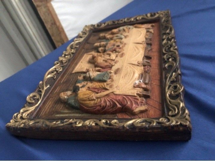 Artigianart ( Italy) Last Supper (Category: Other Home Decor) located in Pasig City. Submitted by mglym (Listing ID 1449025504, Image 3). Description: The Last Supper Christian Biblical Wall Hanging ArtIgianart Hand Painted Italy. 13.75” x 9”. Vintage hand painted in Italy. Has label on back. Artigianart Dipinto A Mano Hand Painted in Italy. Reasonable offers will be considered. It’s heavy. Weighs 4 lbs 10 Oz..