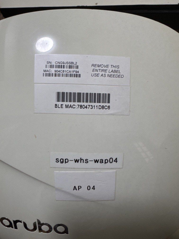 Aruba Wireless Access Point507619588965683202