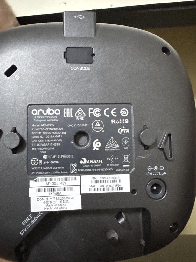 Aruba Wireless Access Point507619588965683203