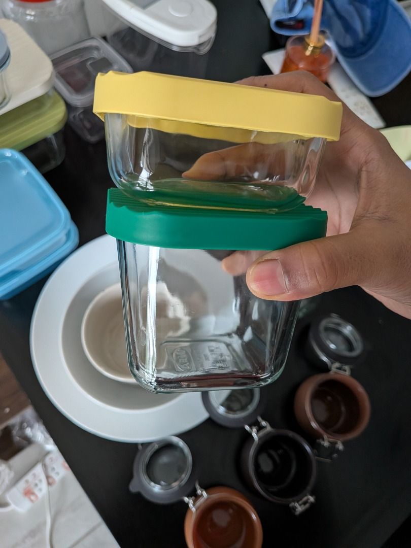 Assorted Kitchen Storage Containers, Jars, and Dinnerware Set506269242932613125