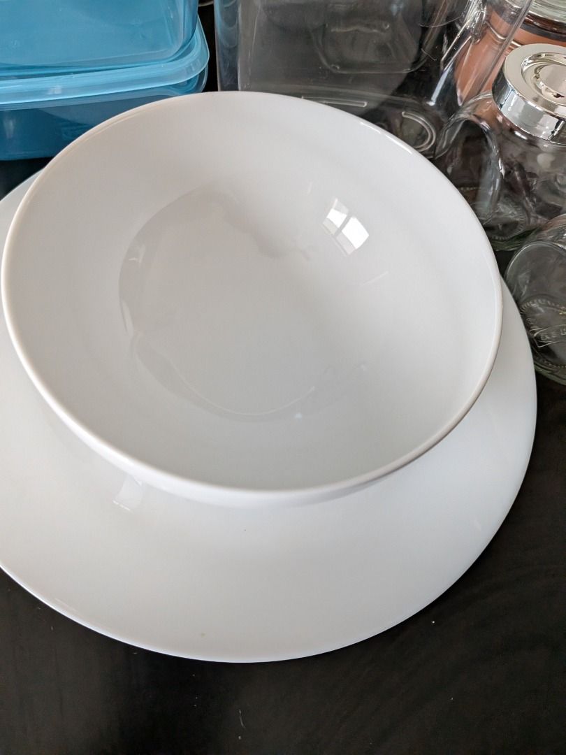 Assorted Kitchen Storage Containers, Jars, and Dinnerware Set506269242932613122