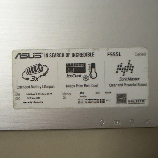 ASUS Laptop with Intel Core i3506719306872279045