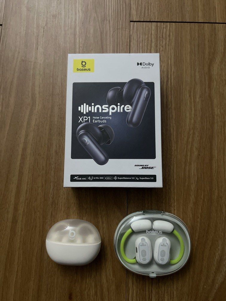 Baseus Inspire XP1 50dB ANC Noise Cancelling True Wireless Earbud, Sound by BOOSE (Category: Earphones) located in Kuala Lumpur. Submitted by raffkimmm (Listing ID 1449080376, Image 1). Description: Free another baseus earbud..