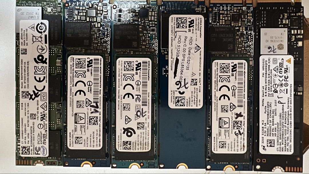 BULK m.2 NVME SSD - 512GB506341174302494721
