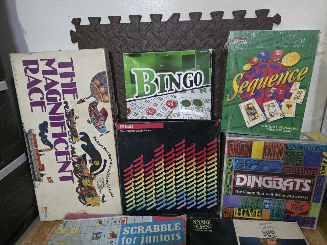 Bundle of Board Games (For TAKE ALL ONLY) (Category: Board Games & Puzzles) located in Manila. Submitted by treasure_finder_ph (Listing ID 1449047598, Image 2). Description: Bundle board games 💸800pesos Surplus UK imported 📍Location: Las Piñas ⭐ NO PHYSICAL STORE ⭐ Ships Nationwide ⭐ Shipping fee shouldered by the buyer ⭐ Lalamove ⭐ Flash Express ⭐ Other Mode of Payment: GCASH ⭐ CARGO or BUS SHIPMENT (for big/bulk items).
