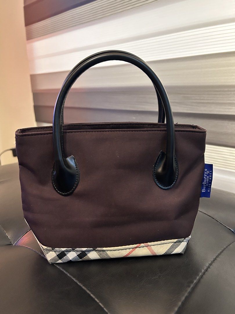 Original Burberry Blue Label Handbag (Category: Luxury Bags & Wallets) located in Quezon City. Submitted by dealclutteredwithmi (Listing ID 1448902593, Image 1). Description: Original Burberry- Blue Label RFS: decluttering 2,000+sf .