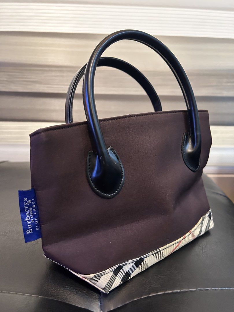 Original Burberry Blue Label Handbag (Category: Luxury Bags & Wallets) located in Quezon City. Submitted by dealclutteredwithmi (Listing ID 1448902593, Image 3). Description: Original Burberry- Blue Label RFS: decluttering 2,000+sf .