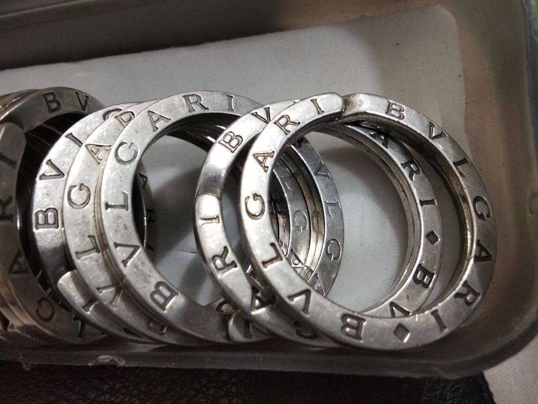 Bvlgari Logo Pendant (Category: Luxury Accessories) located in Makati City. Submitted by silver_ben (Listing ID 1448982742, Image 2). Description: Made in Italy Sterling Silver 33 pieces 350 plus grams You can convert into belt or bag strap.