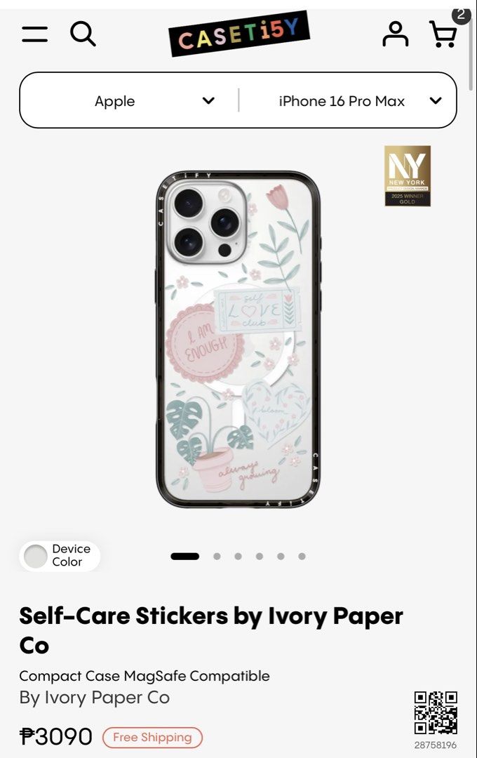 Casetify phone case for iphone 16 pro max (Category: Cases & Sleeves) located in Cabanatuan. Submitted by macesha (Listing ID 1449026071, Image 1). Description: .